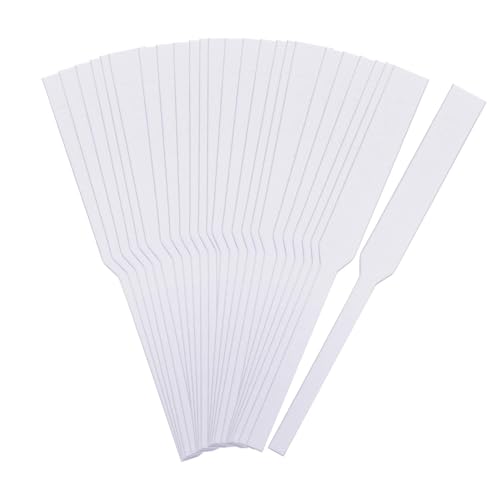 ZIBUYU® 100 Pcs White Perfume Paper Strips Perfume Test Strips Perfume Tester Strips Paper Portable Blank Fragrance Tester Strips for Perfume Fragrances Scents Testing