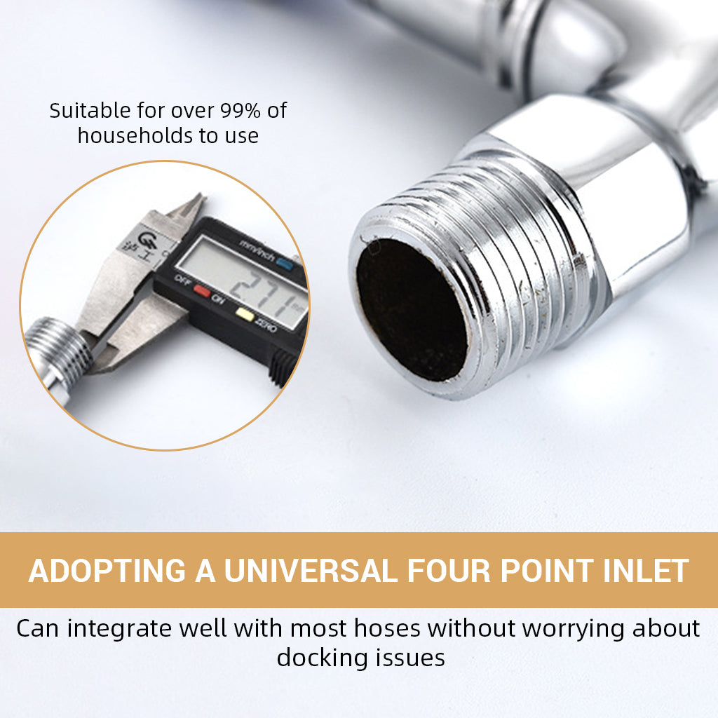 HASTHIP Lockable Faucet Zinc Alloy Rugged Faucet with 2 in 1 Key Water Valve Outdoor Security Key Lock Faucet Prevent Water Theft Universal 1/2'' Thread Water Faucet for Outdoor Spigots
