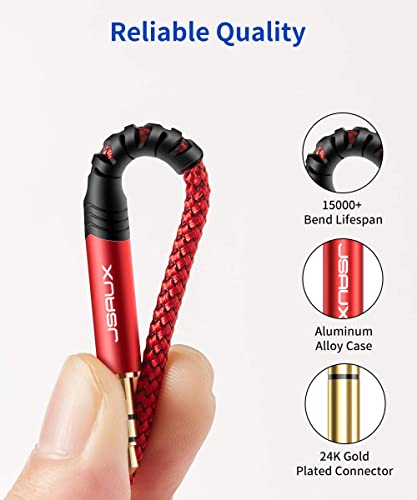 JSAUX® 3.5mm to 6.35mm Aux Cable, 6.35mm 1/4