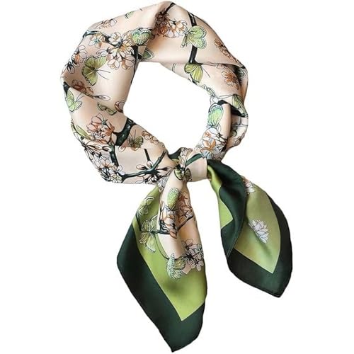 ZIBUYU® Satin Scarves for Women Medium Square