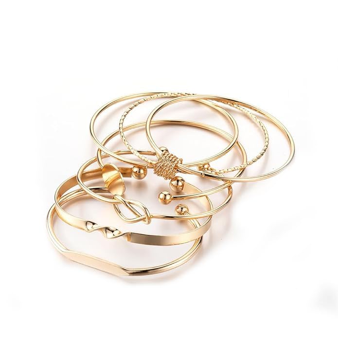 ZIBUYU® Bangle Cuff Bracelet Trendy Knot Bangle