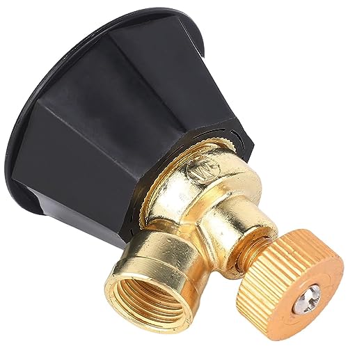 HASTHIP® Brass Sprayer Nozzle 2 Spray Modes Adjustable Pump with Windproof Cap High Pressure Vortex Suitable for Agriculture Garden Grass Sprinkling Multi-Function 2PCS