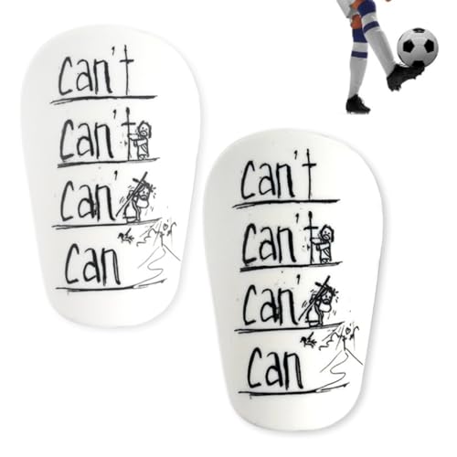 Proberos Mini Shin Guards Inspiring Shin Guard Lightweight Anti-impact Shin Guard Plastic EVA Cushioning Shin Guards Football Player Sport Shin Guards, 5x8cm