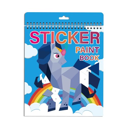 PATPAT® Sticker Books for Girls Kids Ages 4-8 Unicorn Themed