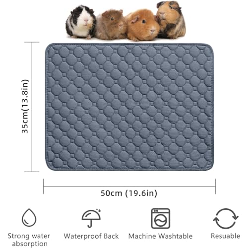 Qpets® 1Pcs Summer Cool Mat for Small Pet Ice Silk Comfortable Summer Cool Mat 15.7x11.8 Inches Summer Cooling Mat Pet House Cool Mat for Rabbit, Guinea Pigs, Hamsters, Kitties, Puppies