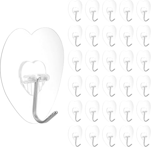 ZIBUYU® 30 Pack Heavy Duty Wall Hooks