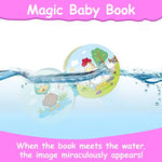 PATPAT® Magical Water Painting Book Bath Toys Coloring Book for Kids Toddlers, 8 Water Proof Pages Painting Book for 1-3 Years, Beach Toy No Pigment Water Coloring Graffiti Book Gift Toys for Kids