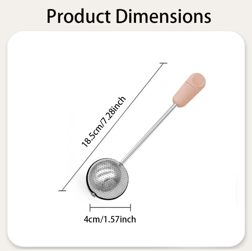 ZIBUYU Stainless Steel Spice and Powder Shaker for Baking with Duster Spoon Pink | Even Flour and Sugar Distribution Tool