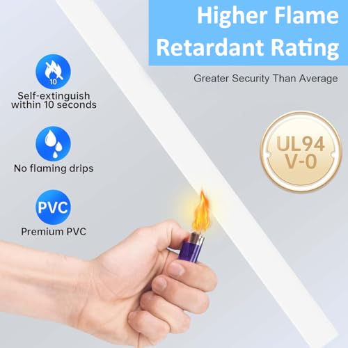 Serplex® 18PCS Cord Hider 15.7 inches Connectable Cable Covers for Wall Sliding Raceway Wire Hiders for TV Wire Covers for Cords