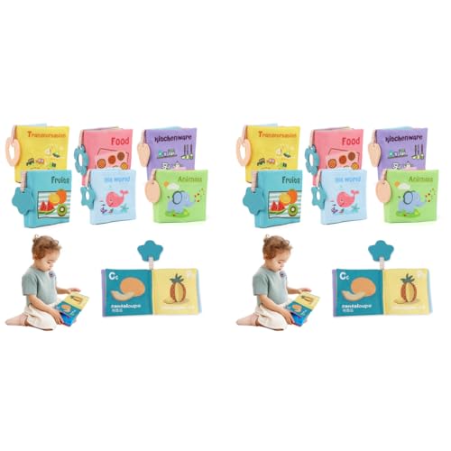SNOWIE SOFT® Cloth Books for Babies 2 PCS