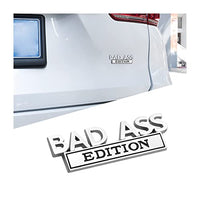 STHIRA® Creative Car Sticker Metal Car Sticker Fun Bad Ass Edition Metal Sticker for Car, Modification Car Waterproof Sticker Car Decor Sticker for Car Door, Door Handle, Car Tailgate