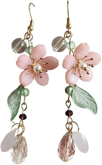 ZIBUYU® Pink Flower Pearl Cherry