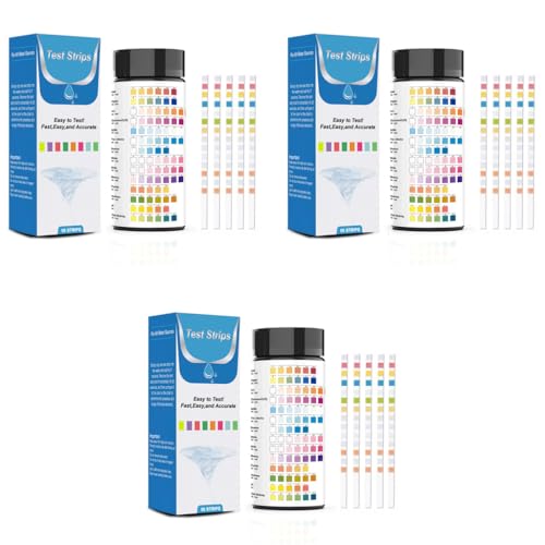 Qpets® 150PCS Water Testing PH Strips 14 in 1 Kit Aquarium Test Professional Freshwater GH KH Nitrite Nitrate Chlorine Carbonate