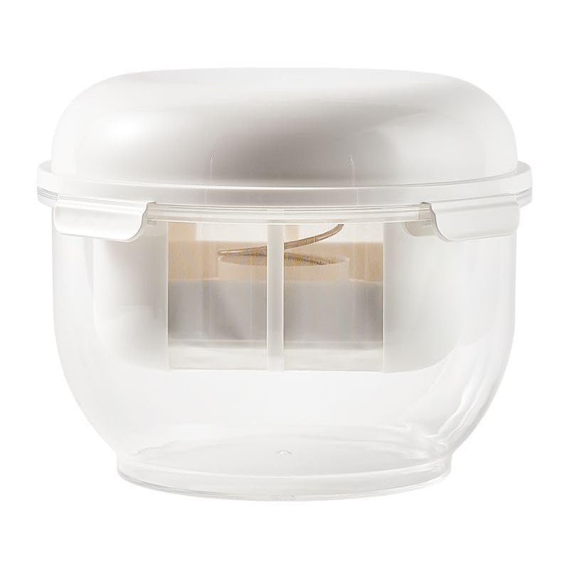 Supvox® 3L Large Capacity Yogurt Strainer - Make Delicious Homemade Yogurt with More Protein and Less Suger - Fine Mesh Nylon,100% BPA Free & Dishwasher Safe-White