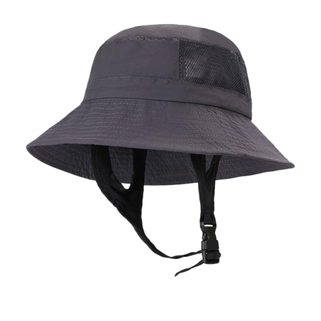 GUSTAVE® UPF 50 Sun Hat Bucket for Men Women with Breathable Mesh Quick-Dry Lightweight Design Adjustable Chin Buckle Packable Travel Surfing Hiking Beach Outdoor Adventures 2 PCS Dark Gray