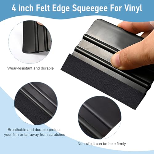 STHIRA® 63PCS Car Window Tint Tool Kit Paint Protection Film Application Conqueror Squeegee Utility Cutter Protective Installing for