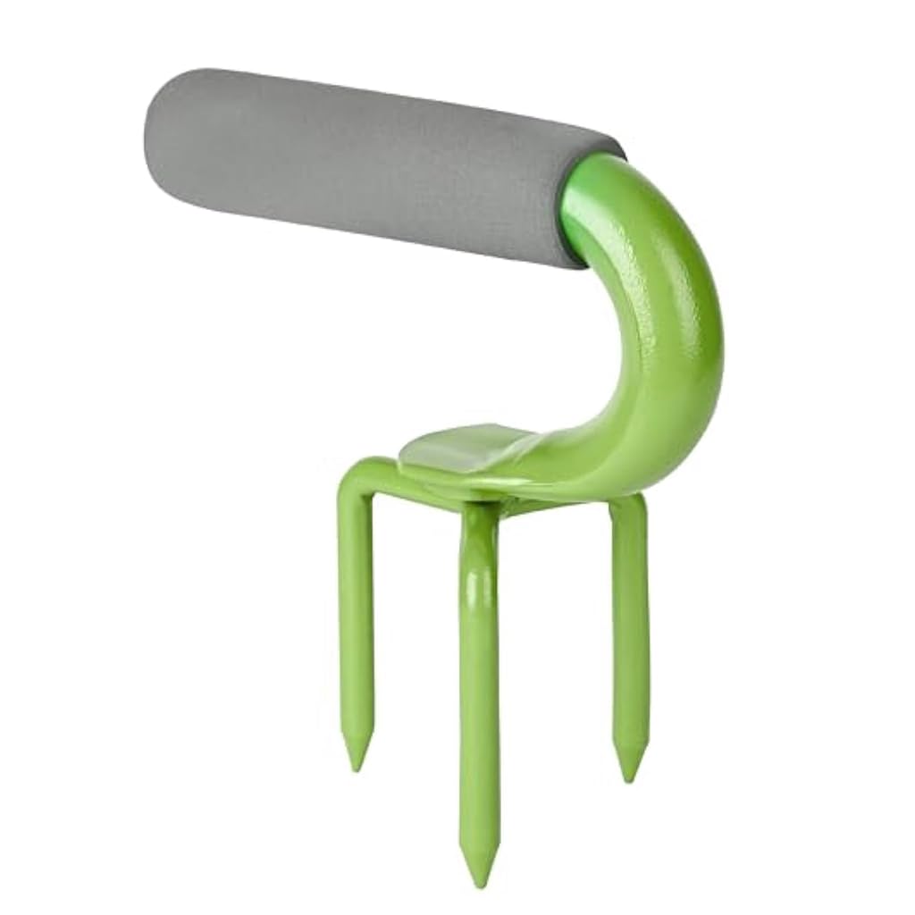 ZIBUYU Hand Tiller Claw Cultivator for Garden Soil Loosening with 7.5cm Tines and Ergonomic Handle