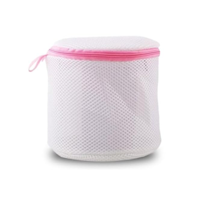 ZIBUYU Bra Laundry Bag for Delicates with Secure Zipper Closure and Mesh Polyester | 1 Pc White