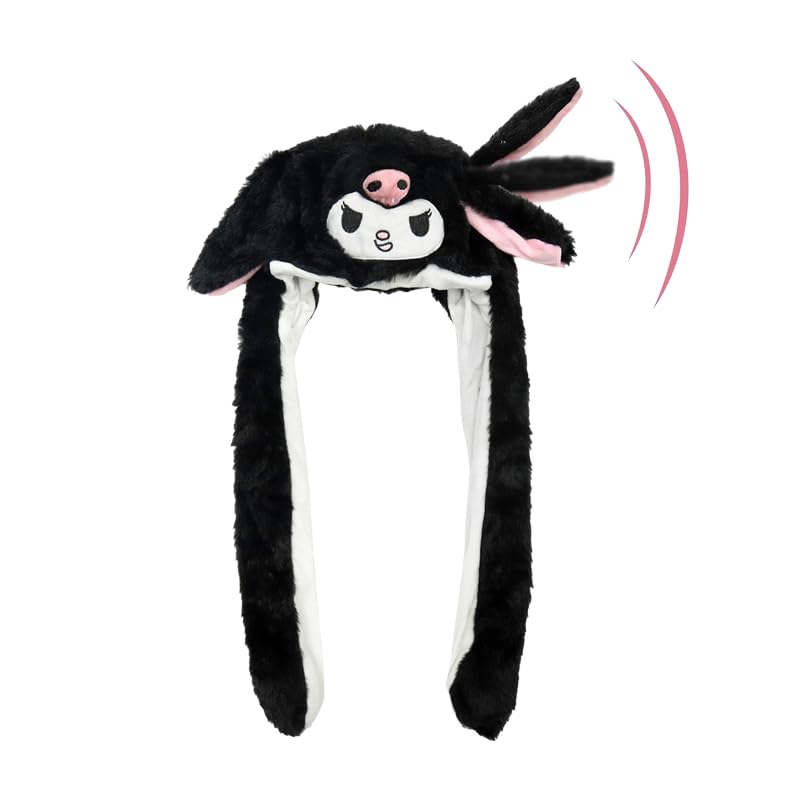 PATPAT Kawaii Winter Hat for Girls featuring Kuromi Plush with Fun Moving Ears | Cozy Gift
