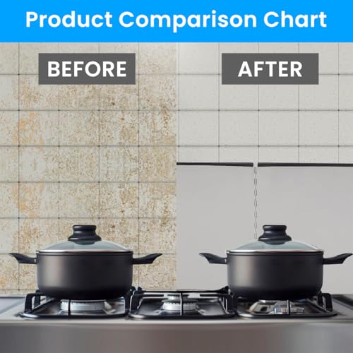 HASTHIP Kitchen Oil Splash Guard Reuseable Oil Splash Guard One-Piece Dual Stove Oil Splash Guard Aluminum Foil Oil Splash Guard for Twin Stove Oil Splash Proof Screen Board, 76x29.5x30cm