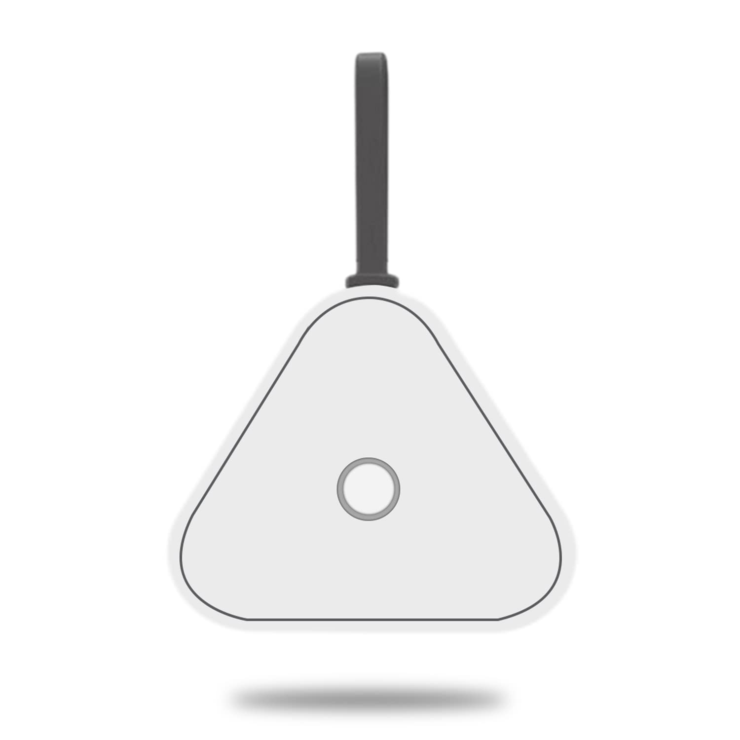 Zibuyu Bluetooth Key Finder for Keys Wallets and Pets with Silicone Loop | Compact 1.47in Design and App Control