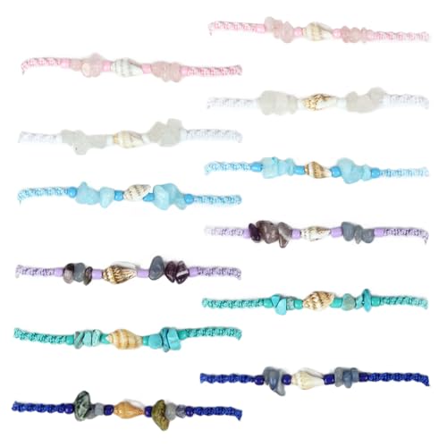 SANNIDHI® 12Pcs Bracelets for Girls Kids Rakhi Set for Brother Toddler Play Jewelry Cute Animal Cat Charm Bracelet Friendship Braided Woven Bracelets Adjustable Little Girls Dress Up Jewelry Gift
