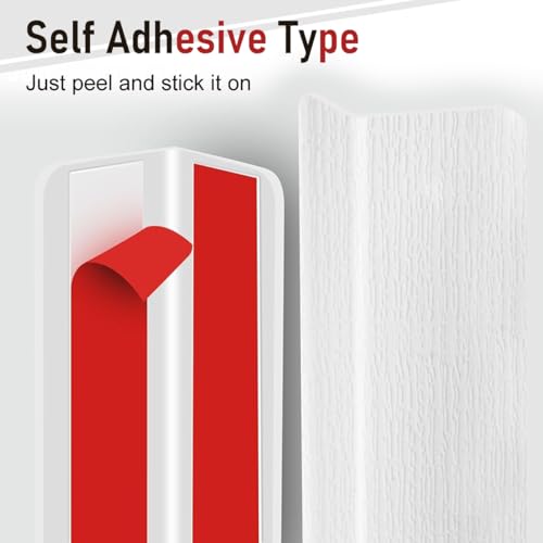 SNOWIE SOFT® 3.94Ft Wall Corner Protector for Baby Proofing Edge Guards Protector Collision-Proof Guard Strip for Table Door Frame Window Cabinet Safety Products Home 2PCS