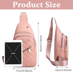 PALAY® Crossbody Bag for Women Sling Bag for Women Crossbody Bag for Women Phone Bag Oxford Cloth Stylish Pink Chest Bag Versatile Fashion Sling Bag Travel Shoulder Bags