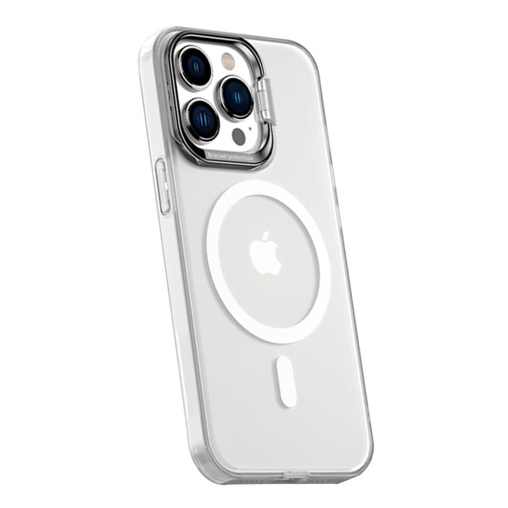 ZORBES Hybrid Back Cover Case for iPhone 14 Pro Max with MagSafe and 2 in 1 Camera Stand
