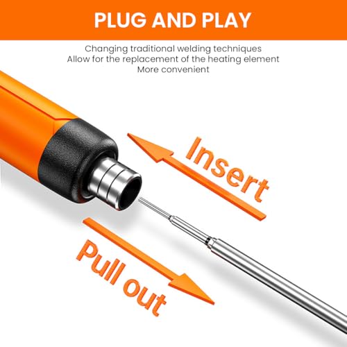 Serplex® 4PCS Tips for USB 5V8W Soldering Iron Tool Welding Solder Ceramic Heating Component High Conductivity Replacement Pen Accessories