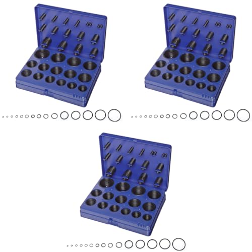 Serplex® 382PCS Rubber O Rings with Storage Case Assorted 15PCS Sizes Metric Replacement for Automotive Plumbing Faucet Repair