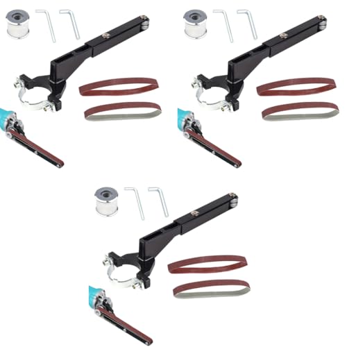 Serplex® Belt Sander Attachment for Angle Grinder 100MM 125MM Grinding Disk 3 PCS