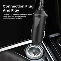 HASTHIP® Car Electric Kettle 450ml Electric Heating Water Cup for 12/24V Vehicle LCD Digital Temperature Display Electric Water Kettle 304 Stainless Steel Liner Leak-proof Water Heaters