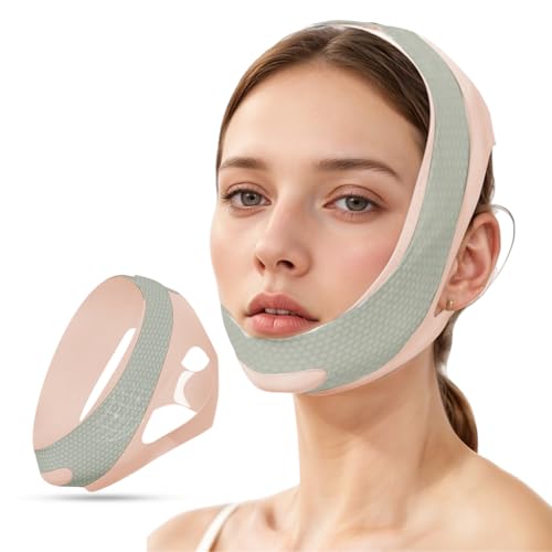 HANNEA® Anti-Snoring Chin Strap for Kids and Adults Adjustable Dual Support System Sleeping Chin Strap with Jaw Support Band Ultra Slim Breathable Mouse-closing Sleep Chin Strap, Set of 2pcs