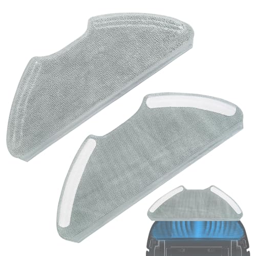 HASTHIP® Compatible with Mi Robot Vacuum Mop 2i & 2 Pro, Microfiber Mop Cloth Vacuum Cleaner Mop Cloth for Mop-P, Replacement Microfiber Mop Cloth for Wet and Dry Cleaning, Pack of 2Pcs