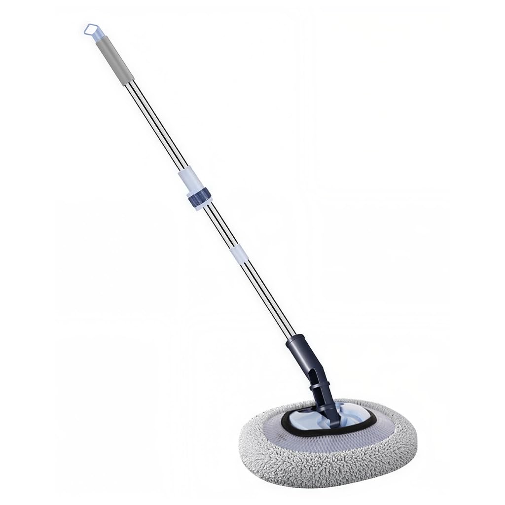 STHIRA Car Washing Mop for Cars and Windows featuring 180° Flexible Head with 45–58 in Telescopic Stainless Steel Rod