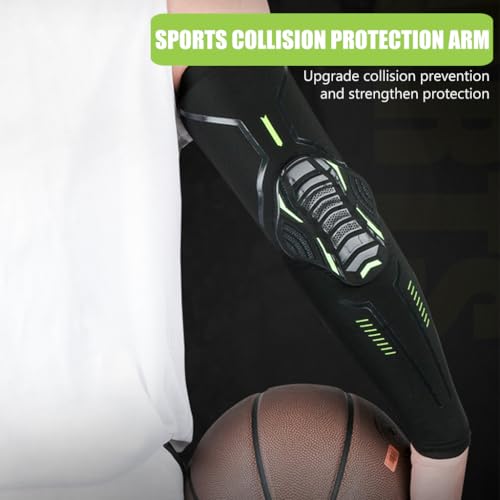Proberos Padded Elbow Forearm Sleeves Compression Arm Protective Support Sports Stretch Honeycomb Arm Guard