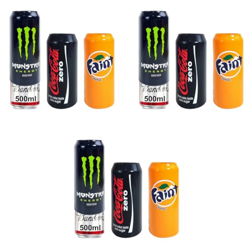HASTHIP® 3Pack Silicone Can Sleeve Covers Look Like Soda Sleeves for Cans Wraps Fits All 500ml Mixed 3PCS