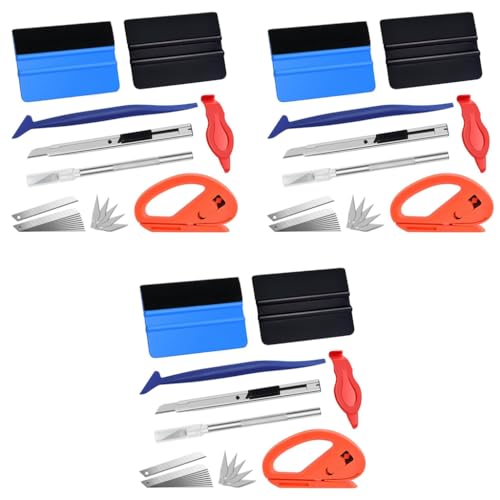 ZIBUYU® 27PCS Car Window Film Tint Squeegee Vinyl Wrap Tool Automotive Glass Protective Installation Kit for Window