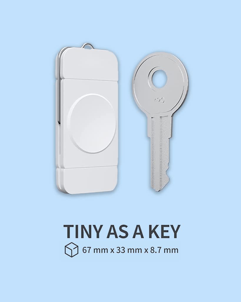 ZORBES Portable Watch Charger for Samsung Galaxy Watch with 2 in 1 USB A and USB C | Fast Wireless Charging Plug and Go White