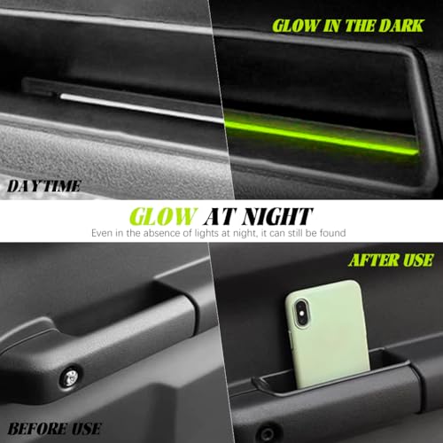 STHIRA® Car Organizer Case Front Row Door Handle Modification for Accessories Universal Plastic Storage Box for Suzuki Jimny JB64 JB74W 2019-2024 3PCS