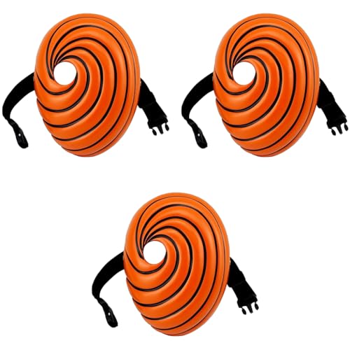 FANCYKU® Tobi Obito Resin Costume Cosplay Props Halloween Party Gift for Kids Ninja Anime Uchiha 3PCS
