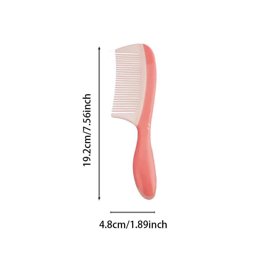 ZIBUYU Fine and Wide Tooth Detangling Comb for Easy Hair Styling and Smooth Finish