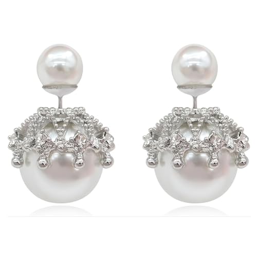 ZIBUYU® Anti-piercing pearl stud earrings