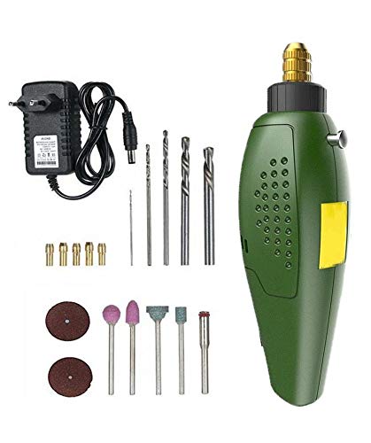 Hasthip Mini Handy Electric Power Drill Set for Cutting and Polishing with 0.5–3mm Range | 20W 12000rpm Portable Tool
