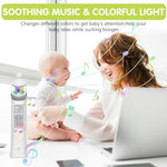 SNOWIE SOFT® USB Nasal Aspirator for Baby with Light & Music, 5 Levels & 3 Tips, Electric Baby Nose Suction, Baby Nose Sucker Baby Mucus Remover Toddlers Nose Cleaner Electric Nasal Sucker (White)