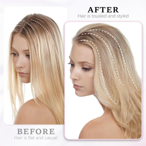 MAYCREATE® 2pcs Hair Volumizer Volume Clips for Women Men, Volumizing Hair Puff Clips, Womens Instant Comb for Fluffy Bangs, No-Trace Hairs Root Lifting Clip (Pink) 6 PCS