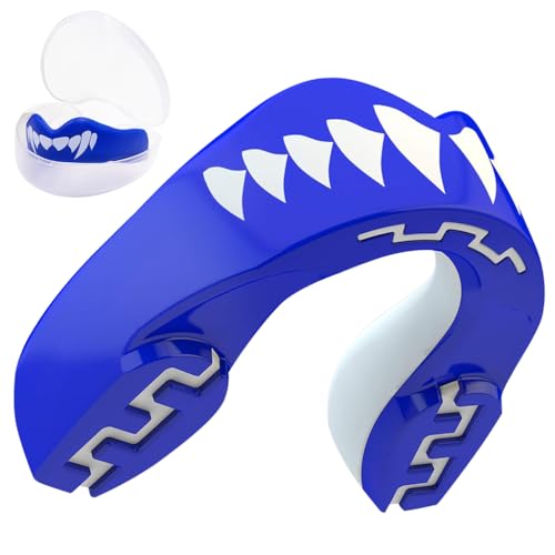 Proberos Mouthguard, Mouth Guard Gum Shield, Sports Mouth Guard for Boxing, MMA, Karate, Taekwondo, Pro Mouth Guards, Single Mouthguard for Upper Teeth for Boxing Training  for Adult Teen Use