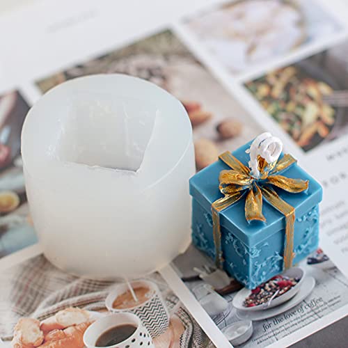 ZIBUYU Silicone Mold for Making Candle Resin Pillar Aromatherapy Candles Wax Soap Flower Specimen Clay Craft