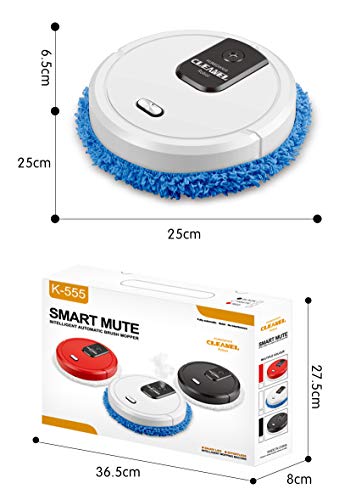 Verilux® Dry and Wet Sweeping Robot, Robotic Vvacuum Cleaner with Mopping Spray Humidification and Mopping in One, Multiple Cleaning Modes for Hardwood Floors, Marble, Ceramic Tiles, Pet Hairs